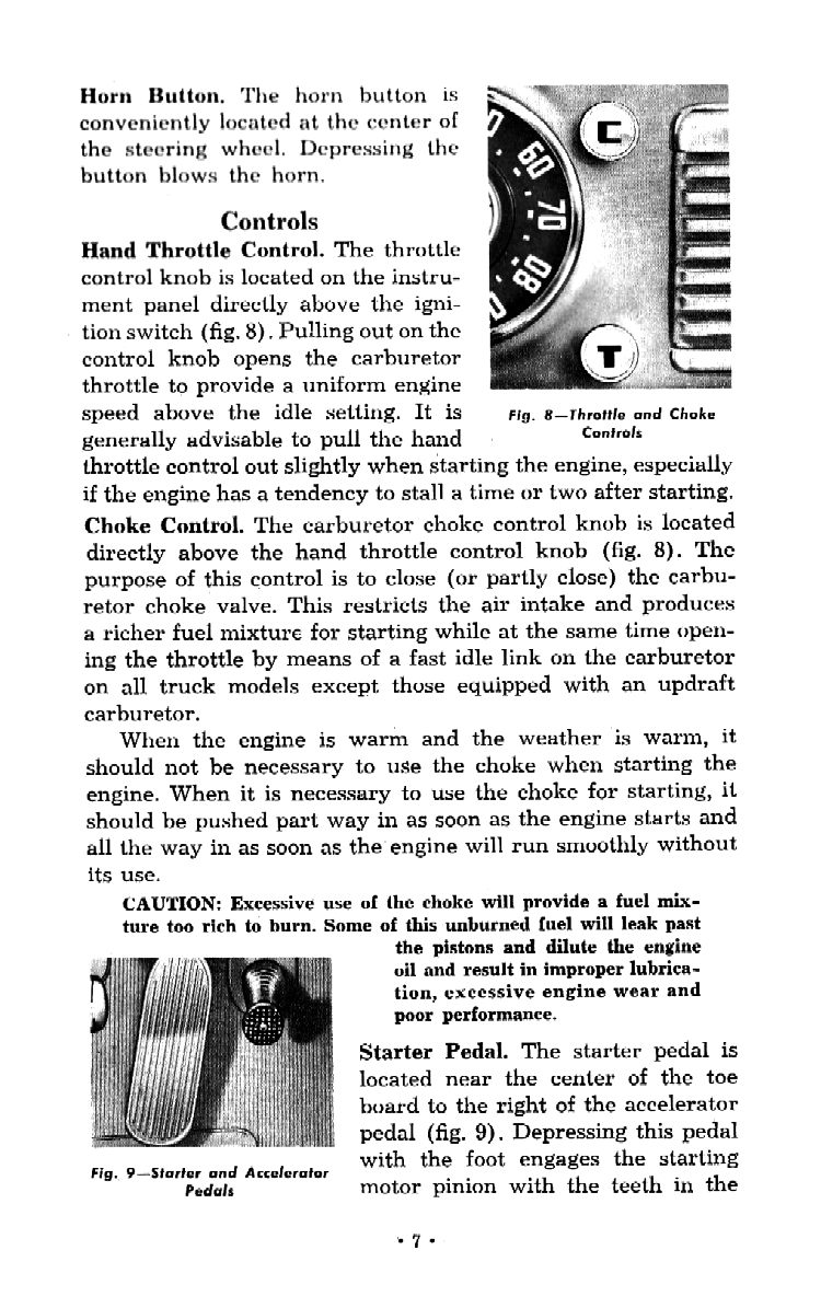 1953 Chevrolet Trucks Operators Manual Page 70